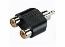 PremiumCord Adaptér 1x Cinch male - 2x Cinch female