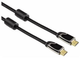 HAMA HDMI na HDMI 1.4, 3m, zlacený, feritové filtry (83057)