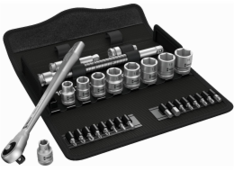 WERA 8100 SC 7 Zyklop Metal ratchet set push-through square