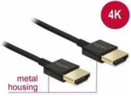 Delock HDMI - HDMI kabel 2m černý (84773)