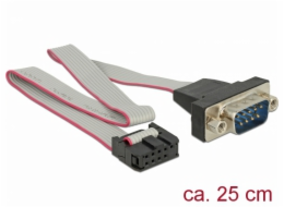 DeLOCK 89900 RS-232 Serielles Kabel RS-232 Seriell / DB9 Stecker Belegung 1:1