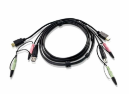 ATEN 1.8M USB HDMI KVM Cable with Audio