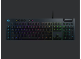Logitech herní klávesnice G815 LIGHTSYNC RGB/ mechanická/ GL lineární/ USB/ US layout/ Carbon