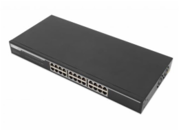 Switch niezarządzalny 19" Rack Gigabit 24x10/100/1000Mbps