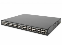 DIGITUS Professional 24 port gigabit PoE+ injector