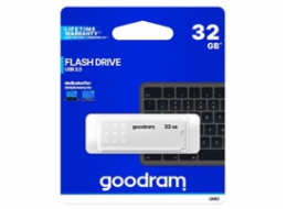 GOODRAM Flash Disk 32GB UME2, USB 2.0, bílá