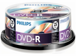 1x25 Philips DVD-R 4,7GB 16x SP