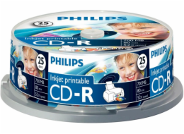 1x25 Philips CD-R 80Min 700MB 52x IW SP