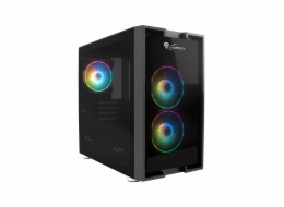 Počítačová skříň Genesis IRID 353 ARGB Mini-ATX, Micro-ITX (USB 3.0), 3x 120mm ventilátory ARGB