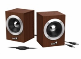 GENIUS repro SP-HF280, 2.0, 6W, dřevěné, hnědé