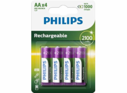 Philips baterie AA 2100mAh MultiLife, NiMh - 4ks