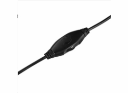HAMA sluchátka Basic4TV/ drátová/ uzavřená/ k TV/ 3,5 mm/6,35 jack/ citlivost 113 dB/mW/ černá