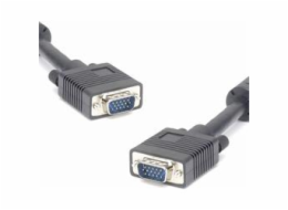 PREMIUMCORD Kabel VGA propojovací 15m HQ (HD15M/M, DDC2, 3x Coax + 8 žil, feritová jádra)