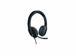 Logitech Headset Stereo H540/ drátová sluchátka + mikrofon/ USB/ černá