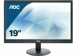 AOC 70 Series E970SWN LED display 47 cm (18.5 ) 1366 x 768 pixels WXGA LCD Black