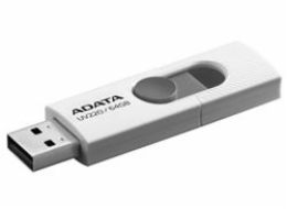 ADATA UV220/64GB/USB 2.0/USB-A/Bílá