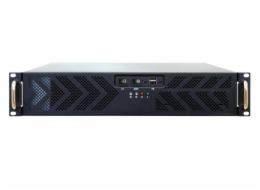 CHIEFTEC skříň Rackmount 2U ATX, UNC-210T-B-U3, 400W, Black, USB 3.0