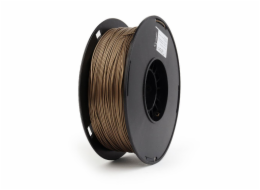 GEMBIRD Tisková struna (filament) PLA PLUS, 1,75mm, 1kg, zlatá metalická
