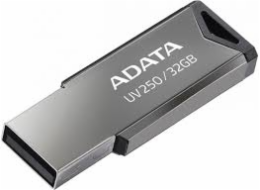 ADATA Flash Disk 32GB UV250, USB 2.0 Dash Drive, stříbrná
