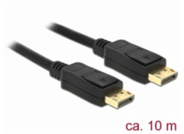 Delock - Kabel obrazovky - DisplayPort (M) do DisplayPort (M) - DisplayPort 1.2 - 10 m - černá