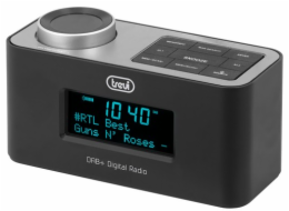 Radiobudík Trevi, RC 80D6 DAB, DAB/DAB+/FM, Bluetooth, LED displej, 230 V