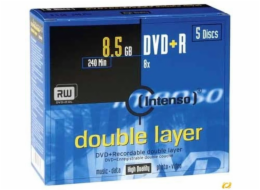 Intenso DVD+R DL 8.5 GB 8x 5 sztuk (4311245)