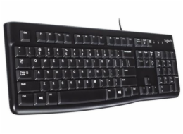 Logitech Keyboard K120 (schwarz, EU-Layout (QWERTY), Rubberdome, Retail)