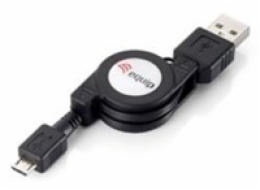 Kabel USB Equip USB-A - microUSB 1 m Czarny (128595)