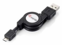 Equip USB-A - microUSB kabel USB 1 m černý (128595)