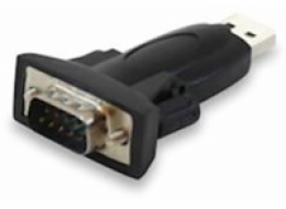 Adapter USB Equip USB - RS-232 Czarny  (133382)