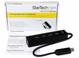 HUB USB StarTech 4x USB-A 3.0 (ST4300PBU3)