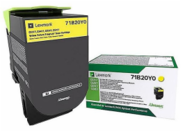 Lexmark 71B20Y0 Rückgabe-Tonerkasette Gelb 