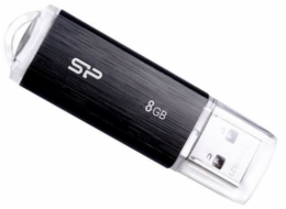 SILICON POWER Ultima U02 Pendrive USB flash drive 8 GB USB 2.0 (SP008GBUF2U02V1K) Black PAMSLPFLD0001