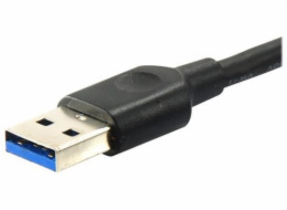 Kabel USB Equip USB-A - USB-C 0.5 m Czarny (128345)