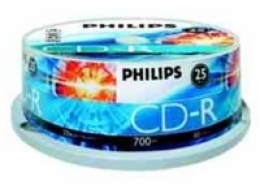 1x25 Philips CD-R 80Min 700MB 52x SP
