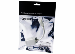 LogiLink CV0036A Adapter Mini DisplayPort to HDMI mit Audio miniDisplayPort Stecker auf HDMI Buchse 10cm weiß