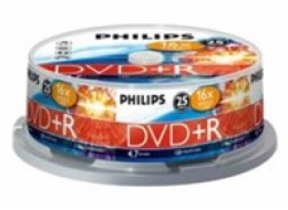 1x25 Philips DVD+R 4,7GB 16x SP
