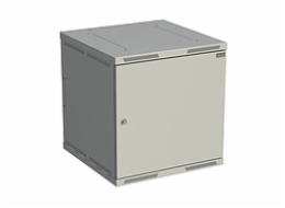 SOLARIX Rozvaděč nástěnný SENSA 12U 600mm, dveře plech, RAL 7035, SENSA-12U-66-21-G