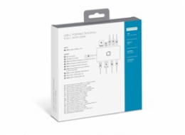 DICOTA USB-C Portable Docking 9-in-1 with HDMI - Dokovací stanice - USB-C - VGA, HDMI