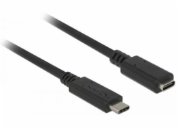 USB kabel Delock Extension USB-C 3.1 2 m černý (85542)