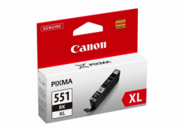 Canon CARTRIDGE CLI-551BK XL černá pro Pixma iP, Pixma iX, Pixma MG a Pixma MX 6850, 725x, 925, 8750 (1130 str.)