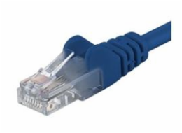 Patch kabel UTP cat 5e, 1m - modrý
