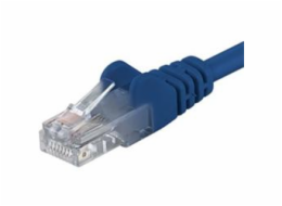 PREMIUM CORD Patch kabel UTP RJ45-RJ45 CAT5e 0.25m modrá