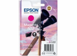 Epson 502 - 3.3 ml - purpurová - originální - blistr - inkoustová cartridge - pro Expression Home XP-5100, 5105, 5150, 5155; WorkForce WF-2860, 2865, 2880, 2885
