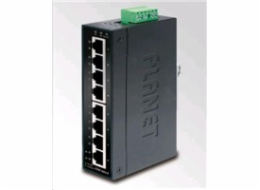 Planet switch IGS-801T, průmysl.verze 8x10/100/1000, DIN, IP30, -40 až 75°C, 12-48V