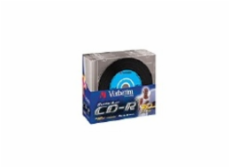 1x10 Verbatim CD-R 80 / 700MB 52x Speed, Vinyl Surface, Slim