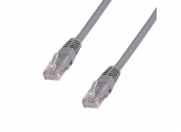 DATACOM Patch kabel UTP CAT5E 3m šedý