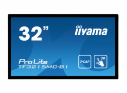 Dotykový monitor IIYAMA ProLite TF3215MC-B1, 31,5" kioskový LED, PCAP, USB, VGA/HDMI, lesklý, bez rámečku, černý