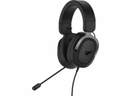 ASUS sluchátka TUF Gaming H3 Gun Metal, Gaming Headset, černo-šedá