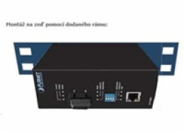Planet ISW-511T, 4x 10/100Base-TX+ 1x 100FX 2km, MM, DIN, IP30, -40~75°C